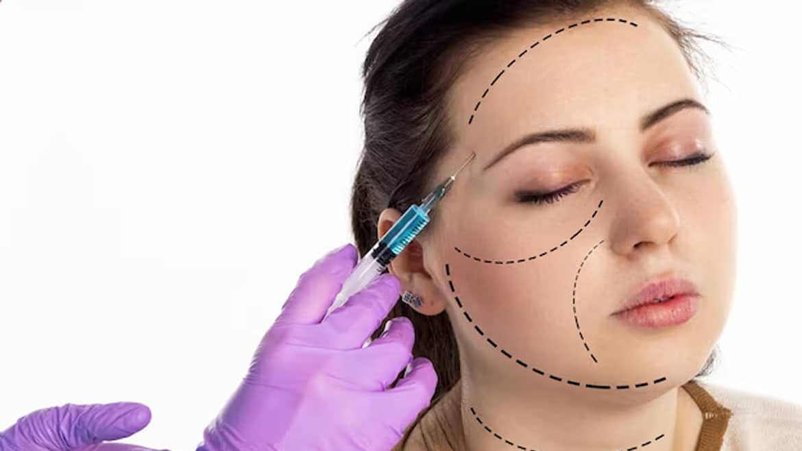 Which skin layer does Botox target for wrinkles